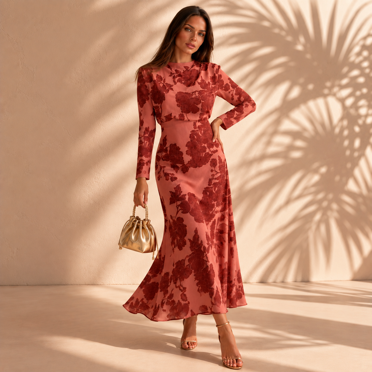 Vestido Mercedes Coral