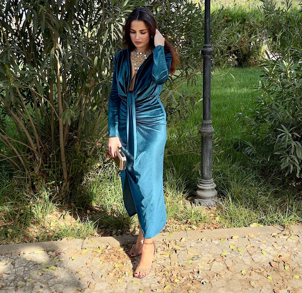 Vestido Lavinia Turquesa