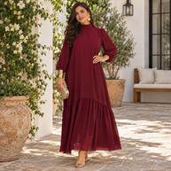 Vestido Nekane Burdeos