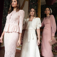 Conjunto Alanis blonda top falda nude (Madre comúnion)