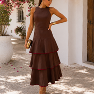 Vestido Emma Marrón
