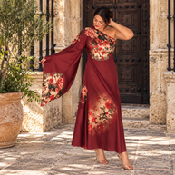 Vestido Akira Burdeos