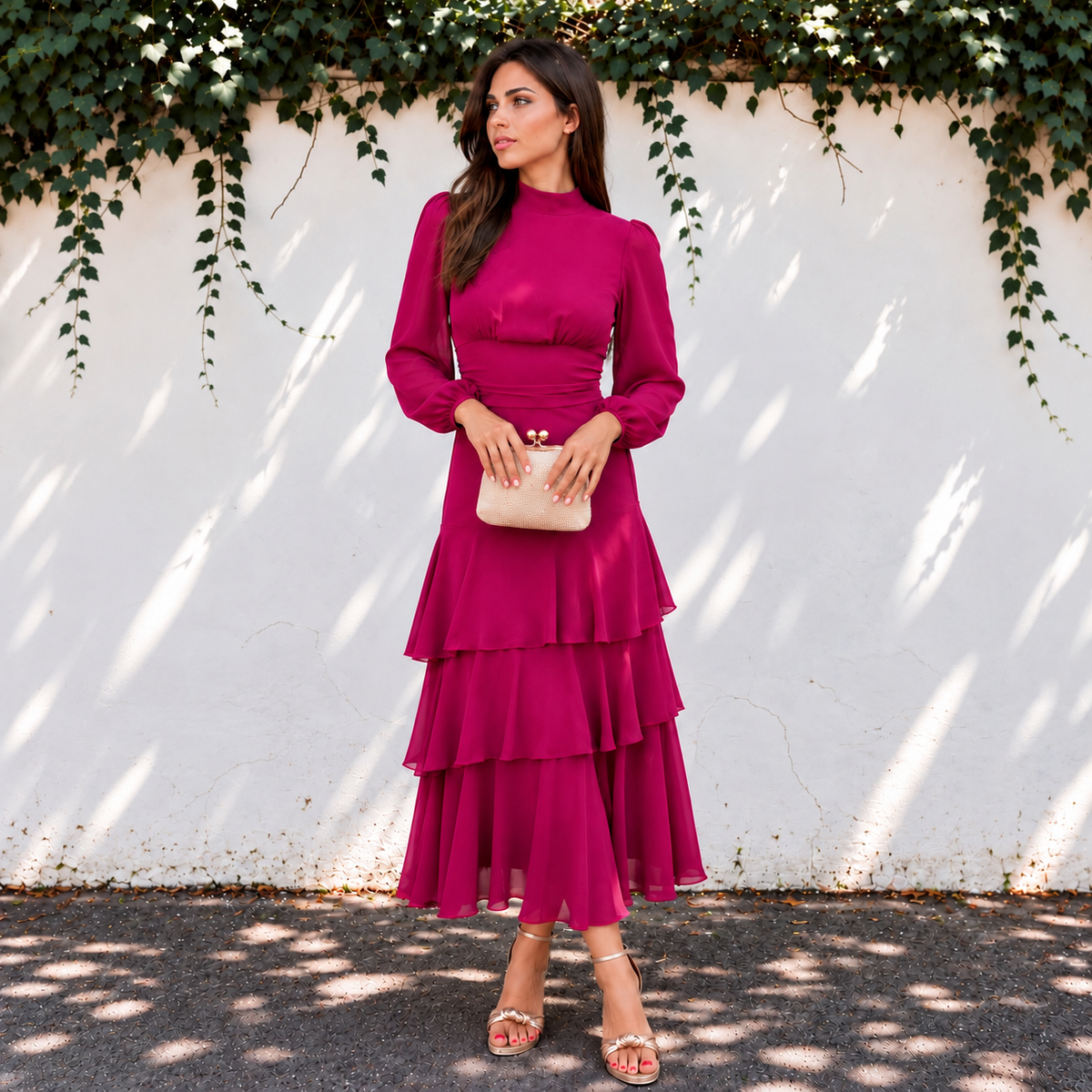 Vestido Ornella Buganvilla