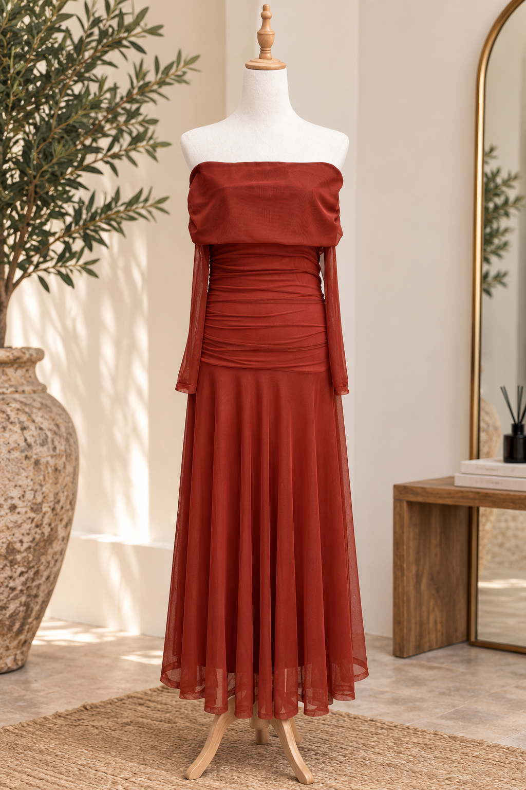 Vestido Teresa Teja
