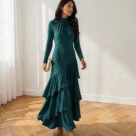 Vestido Carolina Petróleo