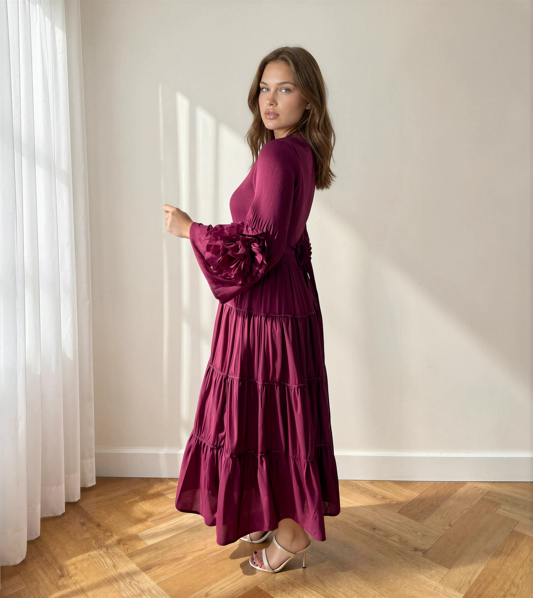 Vestido Camila Burdeos