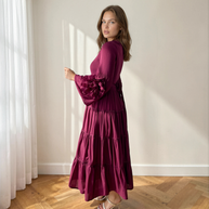 Vestido Camila Burdeos