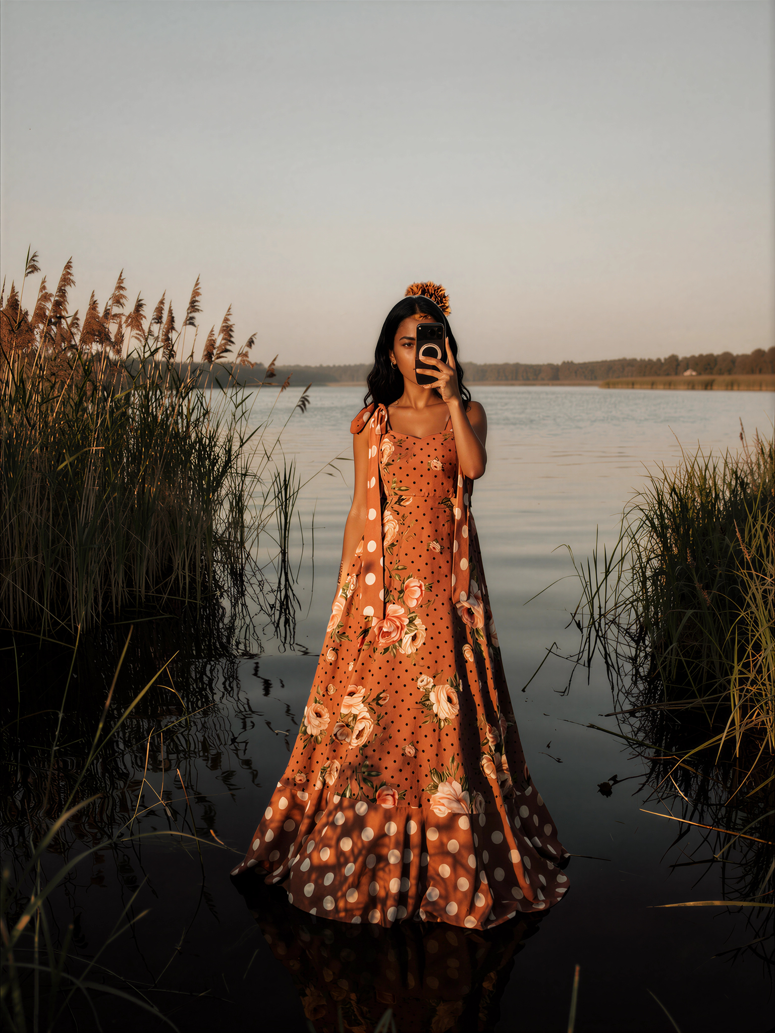 Vestido Guadiana Coral