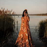 Vestido Guadiana Coral