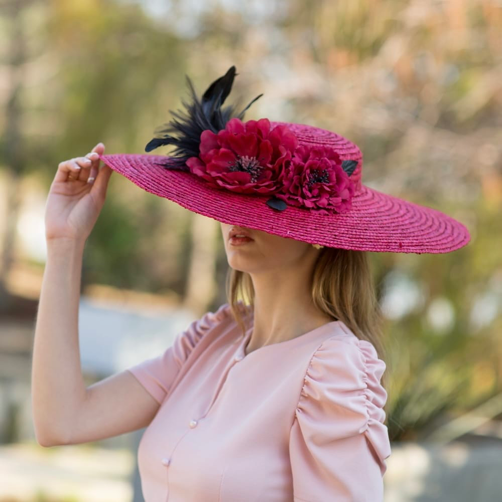 Pamela de paja natural fresa