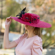 Pamela de paja natural fresa