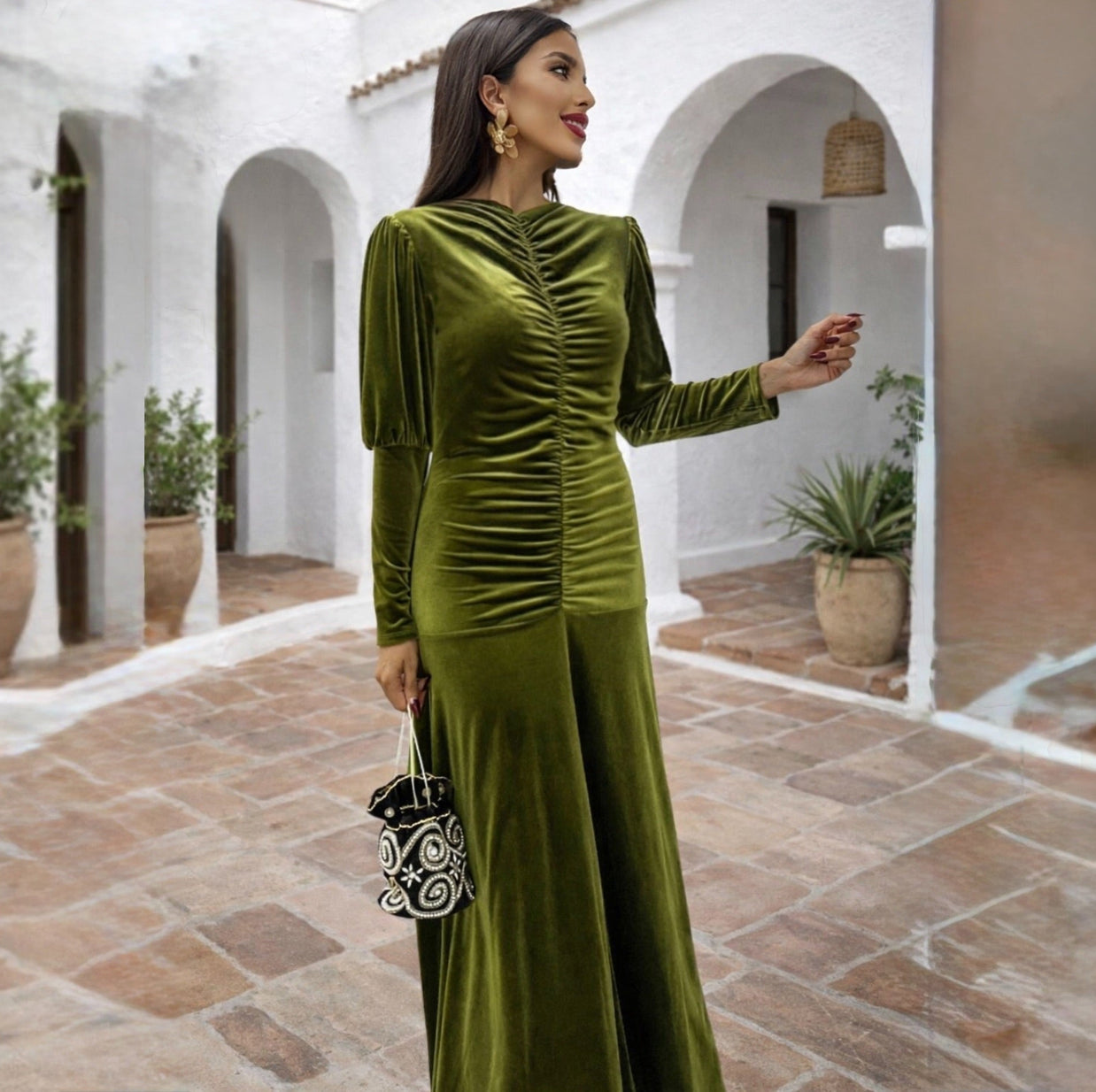 Vestido Sicilia Pistacho