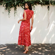 Vestido Alana Rojo Teja