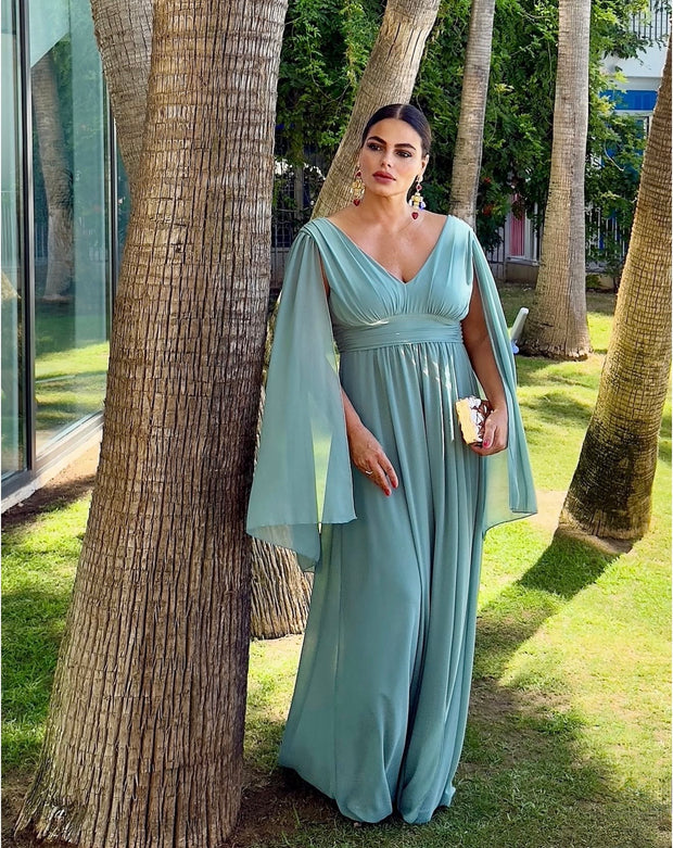 Vestido Telma Agua Marina