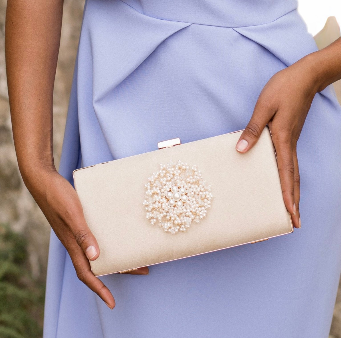 Bolso Jasmine perlas