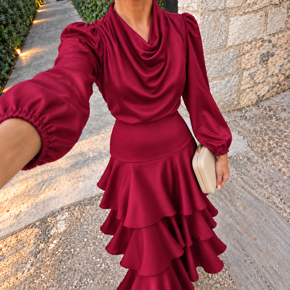 Conjunto Emily Burdeos