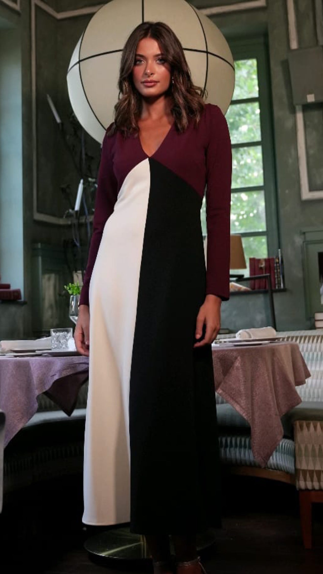 Vestido Samanta Tricolor