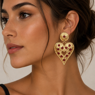 Pendientes Corazón Leticia