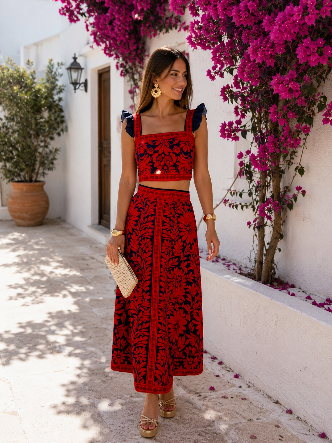 Conjunto Amelia Rojo