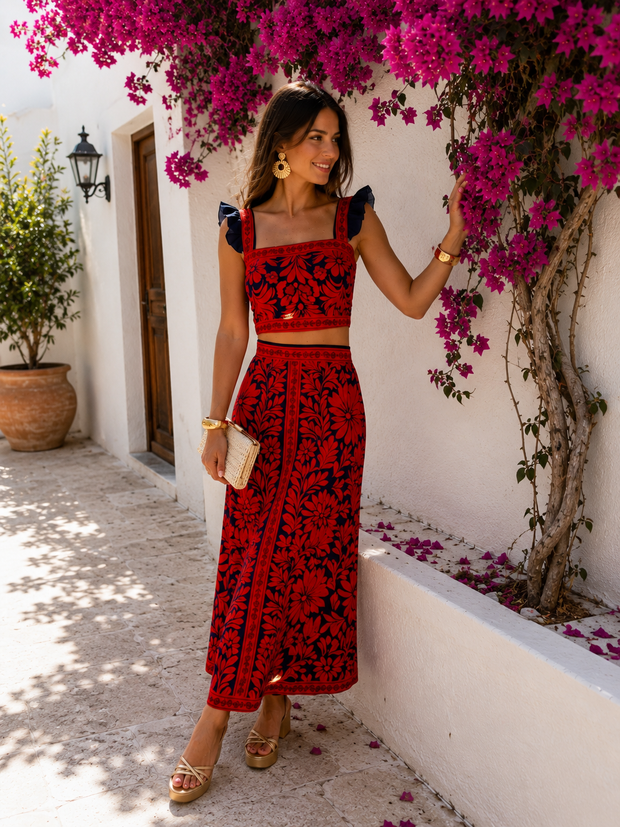 Conjunto Amelia Rojo