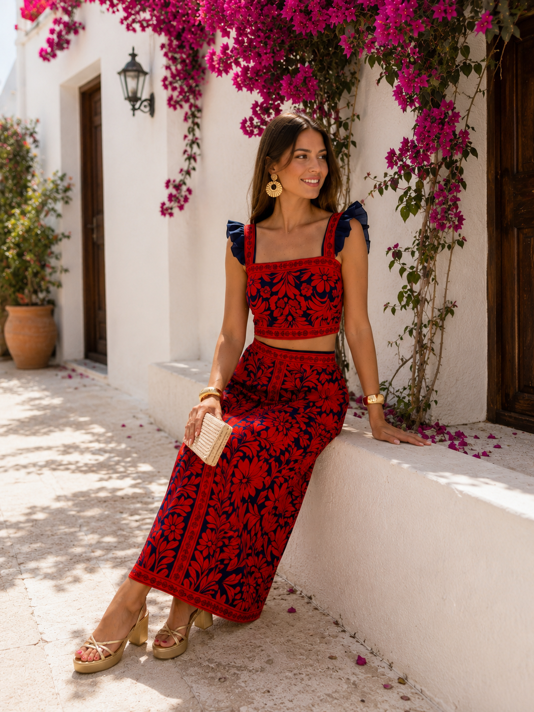 Conjunto Amelia Rojo