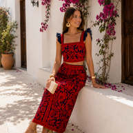 Conjunto Amelia Rojo