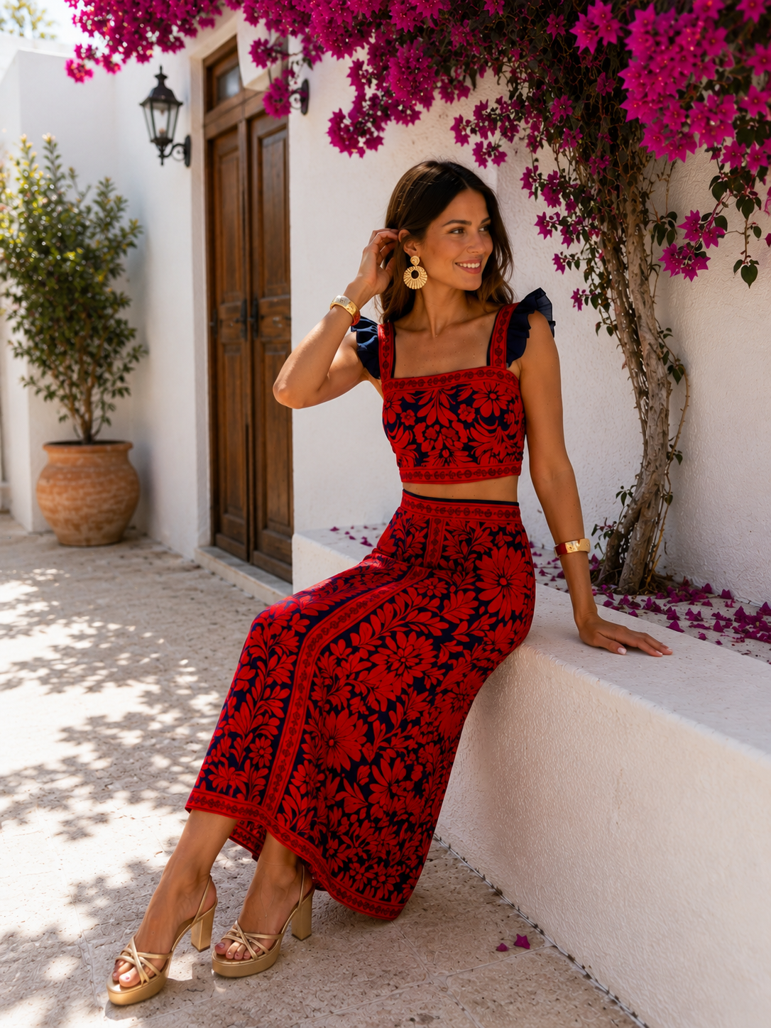Conjunto Amelia Rojo