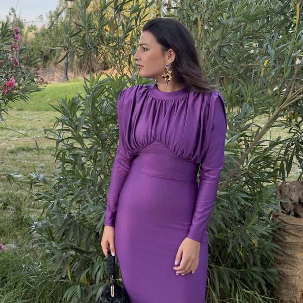 Vestido "Cintia" (Púrpura)