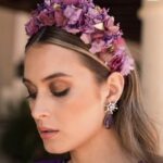 Diadema de flores Camille buganvilla