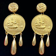 Pendientes Moneda Heredia