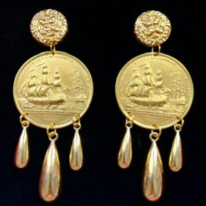 Pendientes Moneda Heredia